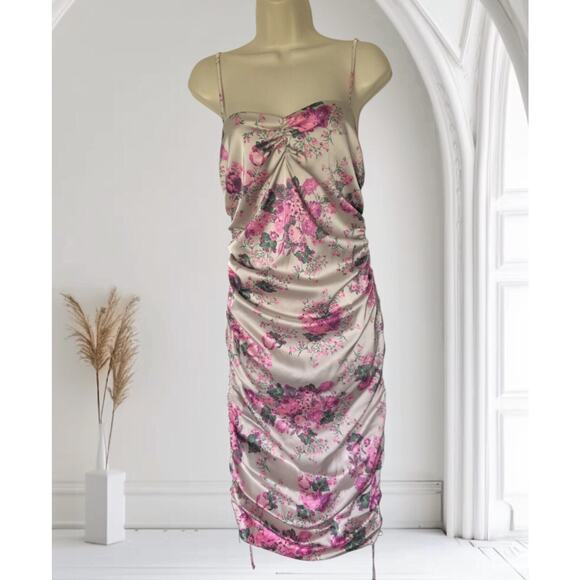 FOR LOVE & LEMONS Floral Y2K 90s Sexy Cottagecore Whymsical Dress Large - Picture 14 of 14
